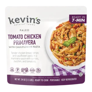 Tomato Chicken Primavera with Cauliflower Pasta